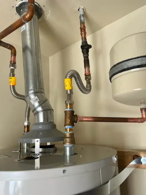 Water heater installation and plumbing repair in Mower